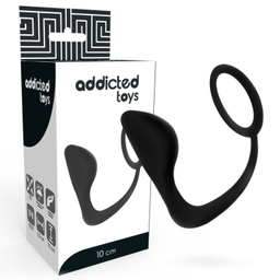 Obsenza - Plug Anal com Anel de Pênis Preto - Máxima Estímulação e Conforto - Preto - Image 1