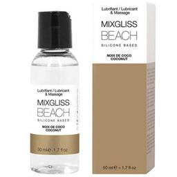Obsenza - Mixgliss Beach Silicone Lubricant with Coconut Aroma for Sensual Pleasure - 50ml - Image 1