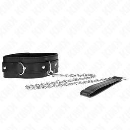 Obsenza - Collare con Cintura 65 cm Nero con Cinturino Regolabile - Nero - Image 1