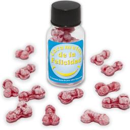 Obsenza - Barattolo di 12 Caramelle a Forma di Pene alla Fragola e Ciliegia Diverty Sex - Image 1
