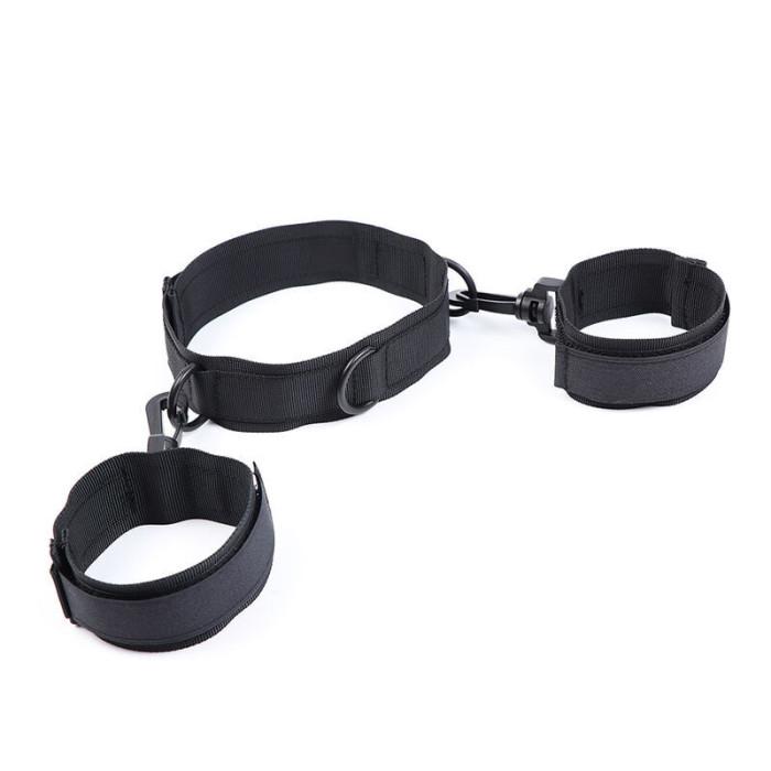 Obsenza - Esposas y Collar de Nylon Fetish para Juegos Eróticos de Alta Calidad - Image 1
