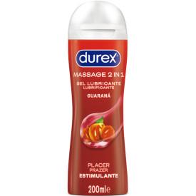 Obsenza - Gel de Masaje y Lubricante Estimulante 2en1 con Guaraná Durex - 200ml - Image 1