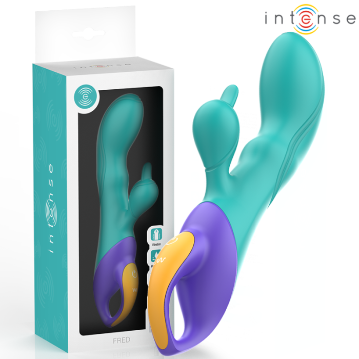 Obsenza - Vibrador FRED Rabbit Azul para Estimulação Interna e Externa - Céu Azul - Image 1