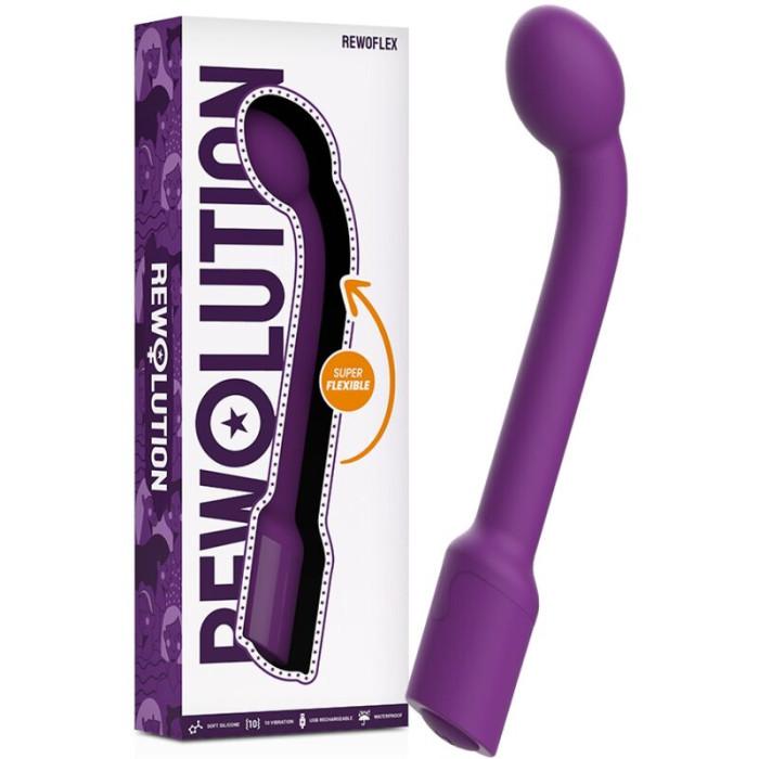Obsenza - Vibrador Rewoflex Estimulador Punto G Flexible de Alta Potencia - Morado - Image 1