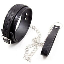 Obsenza - Colar com Padrão de Cobra e Corrente Metálica - OHMAMA - Preto - Image 1
