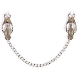 Obsenza - Pinces Métalliques avec Chaîne pour Fetish et BDSM - Image 1
