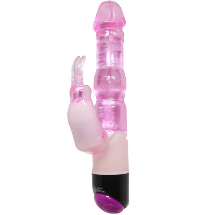 Obsenza - Waves of Pleasure Fantasy Vibrator with Rabbit – 23 cm - Image 1