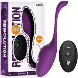 Obsenza - Vibrador huevo REWOVO con control remoto para placer intenso - Morado - Image 1