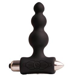 Obsenza - Petite sensations bubbles plug anal vibrador negro - Image 1