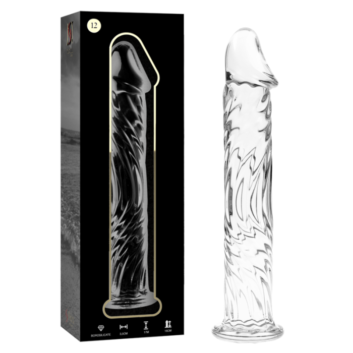 Obsenza - Plug Anal Modèle 12 de la Série Nebula Ibiza en Verre Borosilicate Élégant 17 cm - Image 1