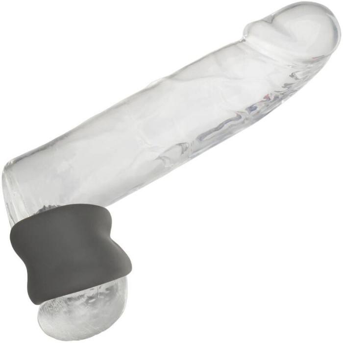 Obsenza - Anneau de Détente Scrotal Alpha en Silicone Liquide - CALEXOTICS - Noir - Image 1