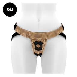 Obsenza - Pettorina Mythology Fantasy in Bronzo Regolabile S/M for Fetish e Pegging - S/M - Image 1