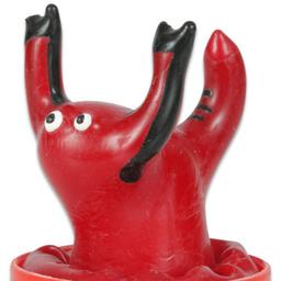 Obsenza - Preservativo decorativo pintado a mano escorpio rojo - Image 1