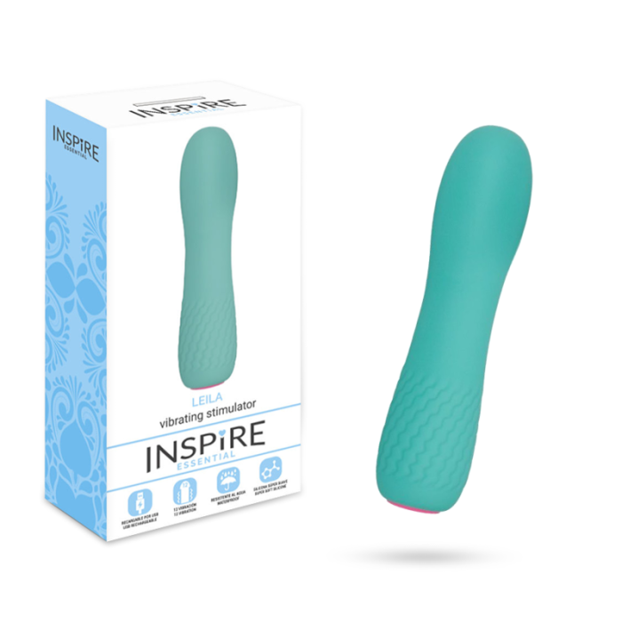 Obsenza - Leila Vibrador Ergonómico Recargable con 12 Funciones de Vibración - Turquesa - Image 1