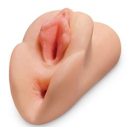 Obsenza - Pipedreams Perfect Pussy Double Stroker – Natürlicher Vagina und Anus Masturbator - Image 1