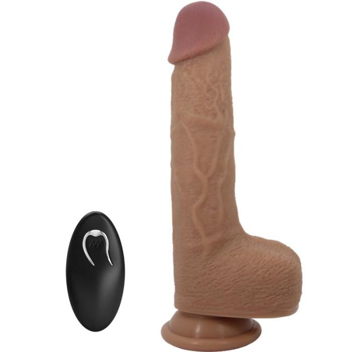 Obsenza - PRETTY LOVE Tommy Realistischer Dildo-Vibrator 22,5 cm mit Fernbedienung - Image 1