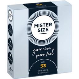 Obsenza - MISTER SIZE Condom Size M 53 mm – 3 Units for Perfect Fit and Enhanced Sensations - Image 1
