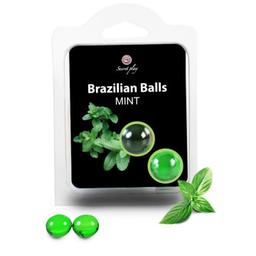 Obsenza - Palline Brasiliane Aromatizzate alla Menta per Massaggi - Image 1