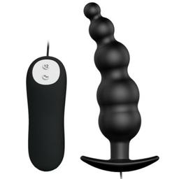 Obsenza - Plug Anal Silicone avec 12 Modes de Vibration et Stimulation Intense - Noir - Image 1