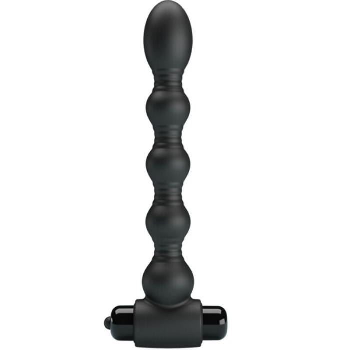 Obsenza - Lynn Silicone Anal Plug with 10 Vibration Functions - Black - Image 1