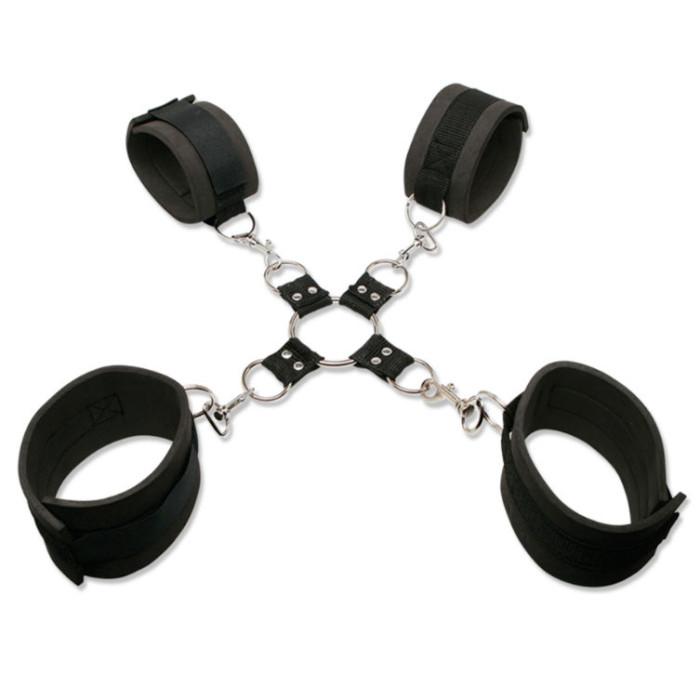 Obsenza - Kit Extremo Hog-Tie para Fetiches e BDSM PIPEDREAMS - Preto - Image 1