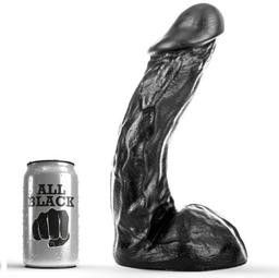 Obsenza - Vibrador All Black Dong de 28 cm para Estímulo G e Mais - Preto - Image 1