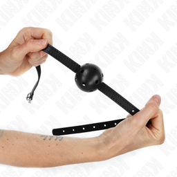 Obsenza - KINK Breathable Black Ball Gag 4. - Black - Image 1