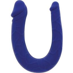 Obsenza - Realistic Mini Double Dong for Double Penetration Pleasure - Blue - Image 1