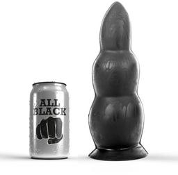 Obsenza - Plug Anal All Black de 23 cm para uma Penetração Intensa e Confortável - Preto - Image 1