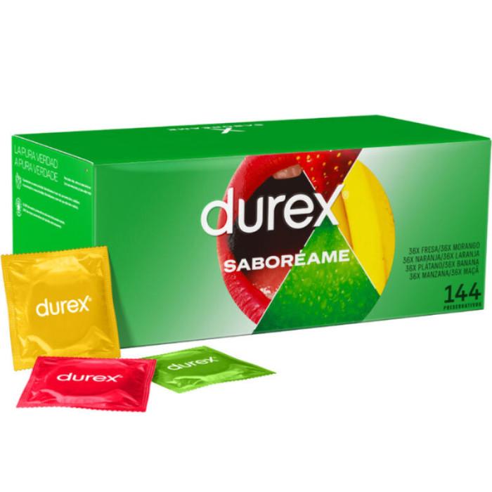 Obsenza - Durex Pleasure Fruits Condoms - 144 Units of Fun Flavors - Image 1