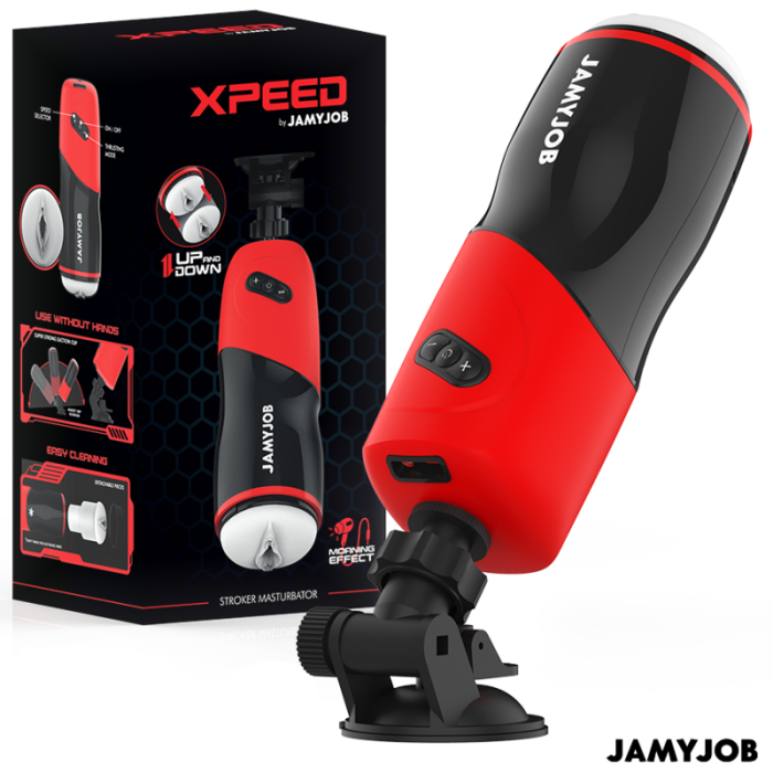 Obsenza - JAMYJOB XPEED Automatic Vagina Masturbator with 5 Thrusting Modes and Sound Effects - Image 1