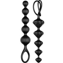 Obsenza - Satisfyer Love Beads Noir – Boules Anales Graduées pour Débutants - Noir - Image 1
