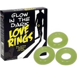 Obsenza - Set di 3 Anelli Fluorescenti per Performance e Divertimento Notturno - Verde - Image 1