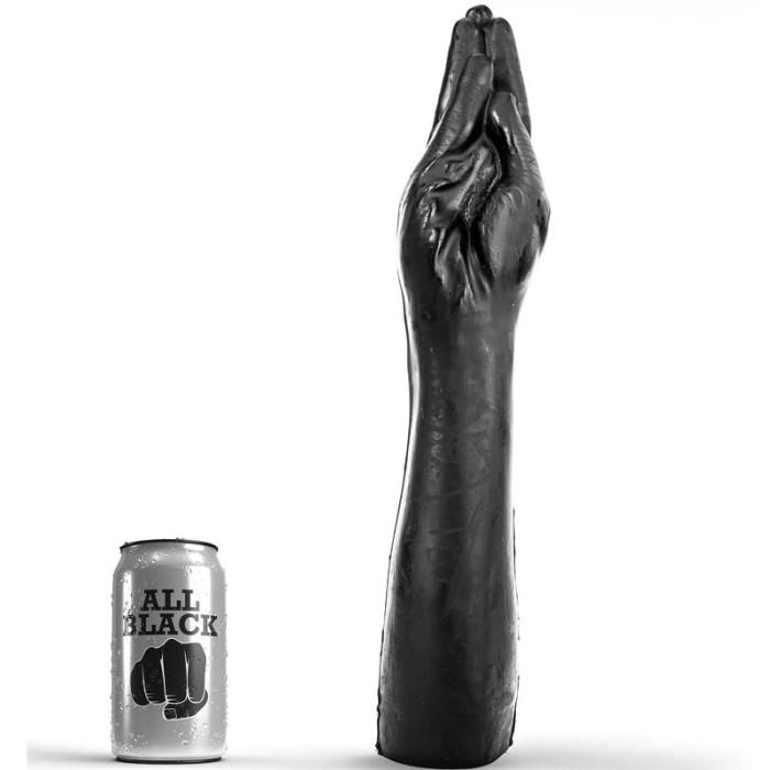 Obsenza - Ultimate Fist Giant Fisting Dildo 40 cm by All Black - Black - Image 2