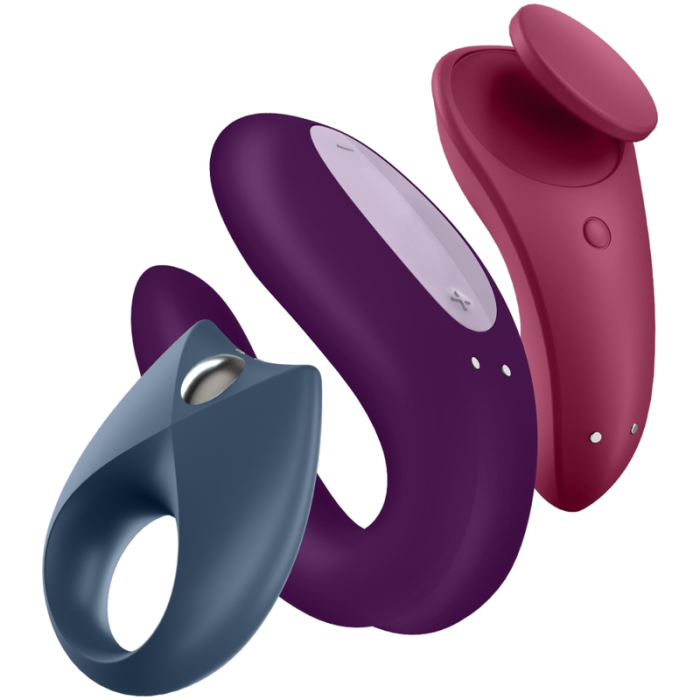 Obsenza - Parceiro Box 3 Satisfyer: Conjunto de Prazer e Bem-Estar Sexual - Image 1