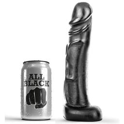 Obsenza - Dildo Realista de 22 cm para Prazer Máximo - ALL BLACK - Preto - Image 1