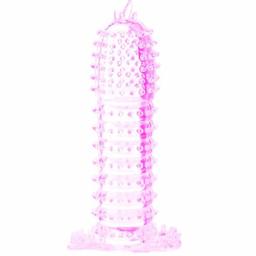 Obsenza - Guaina per pene con punti di stimolazione rosa 14 cm - Image 1