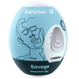 Obsenza - Ovo Masturbador Egg Savage da Satisfyer para Prazer Realista - Image 1