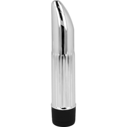Obsenza - Mini Vibrateur Argent 13,5 cm – Stimulateur Portable et Discret - Image 1