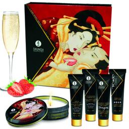 Obsenza - Shunga Geisha Secrets Strawberries and Cava Erotic Gift Set - Image 1