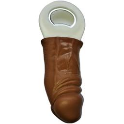 Obsenza - Ouvre-Pénis en Caoutchouc Marron pour Fêtes et Célébrations - DIABLO PICANTE - Image 1