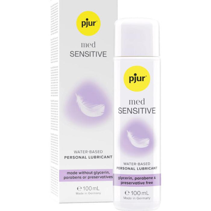 Obsenza - Lubrificante à Base de Água Med Sensitive Glide - Pjur - 100ml - Image 1