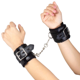 Obsenza - Menottes de Bondage Noires Collection BDSM pour Jeux Érotiques et Confiance - Noir - Image 1