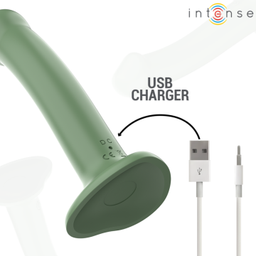 Obsenza - Vibrador con Ventosa Becca de INTENSE, 10 Modos de Vibración y Control Remoto - Verde - Image 1