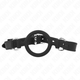 Obsenza - KINK Silikon O-Ring Knebel 5 cm, 56 cm Länge für BDSM Spiel - Image 1