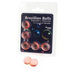 Obsenza - Taloka 5 Brazilian Balls with Vibrating Effect Exciting Gel - Image 1