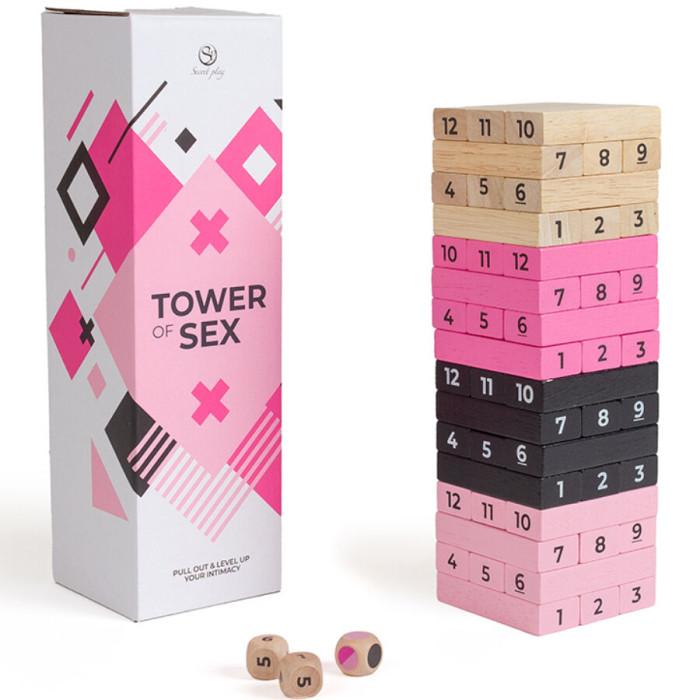 Obsenza - Spicy Tower of Desire Wooden Game for Couples - Image 1
