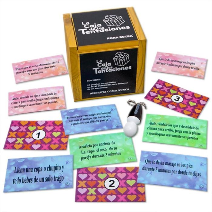 Obsenza - Juego La Caja de las Tentaciones - Juego de Seducción y Diversión con Mini VIBRADOR - Image 1