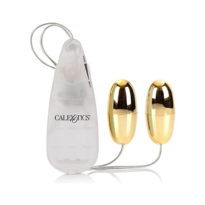 Obsenza - Balas Vibradoras Dobles Gold Duo para Placer Sensual - Image 1