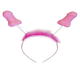 Obsenza - Diablo Picante 6 Units Pito Pink Glitter Antennas for Bachelorette Parties - Pink - Image 1